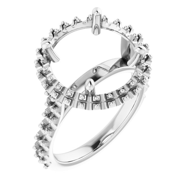 Halo-Style Engagement Ring