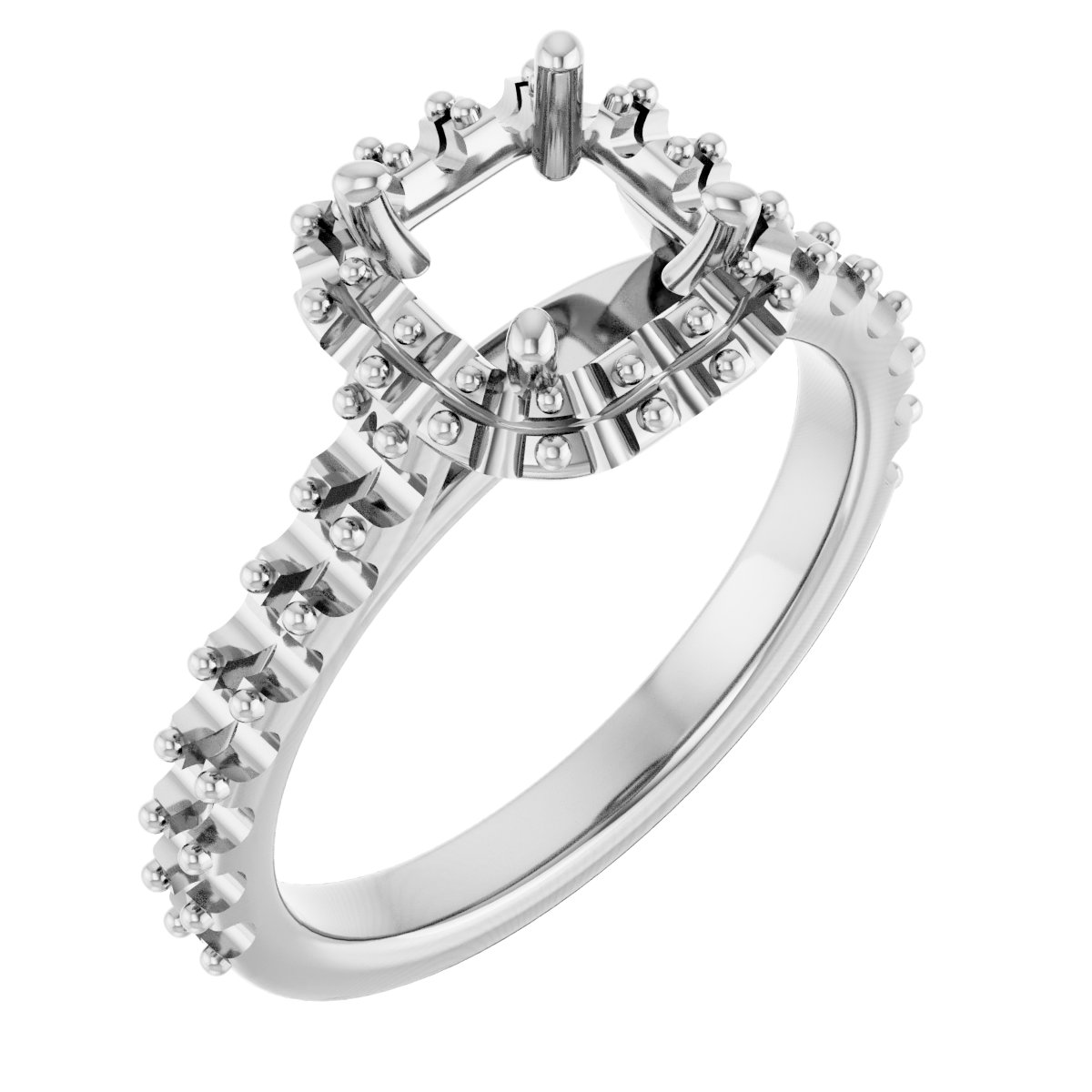 Halo-Style Engagement Ring