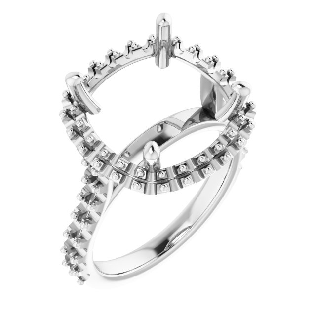 Halo-Style Engagement Ring