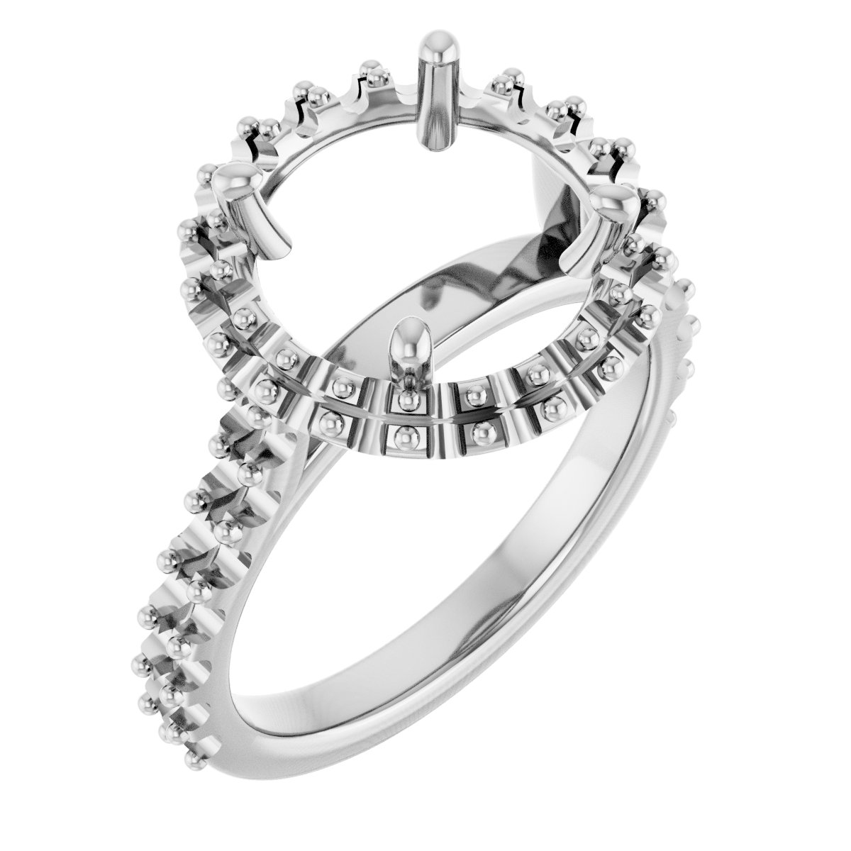 Halo-Style Engagement Ring
