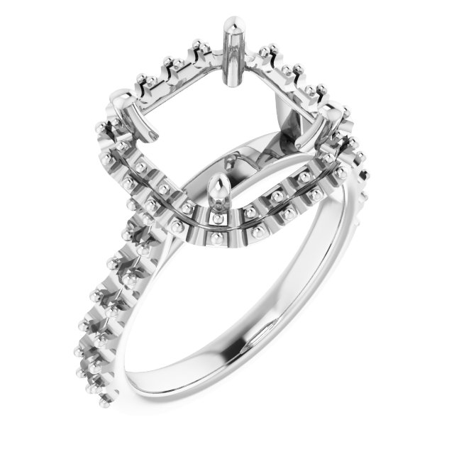 Halo-Style Engagement Ring