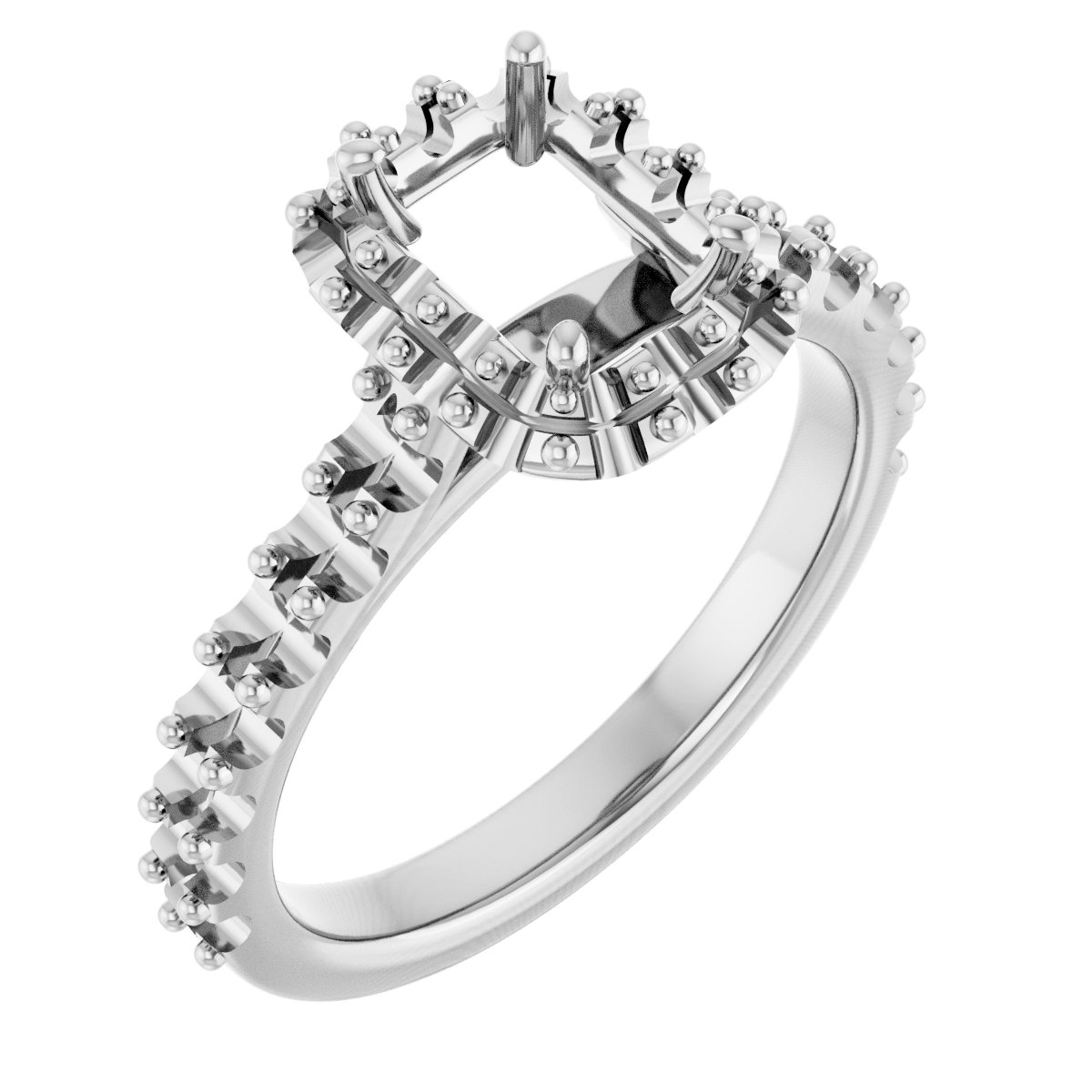 Halo-Style Engagement Ring