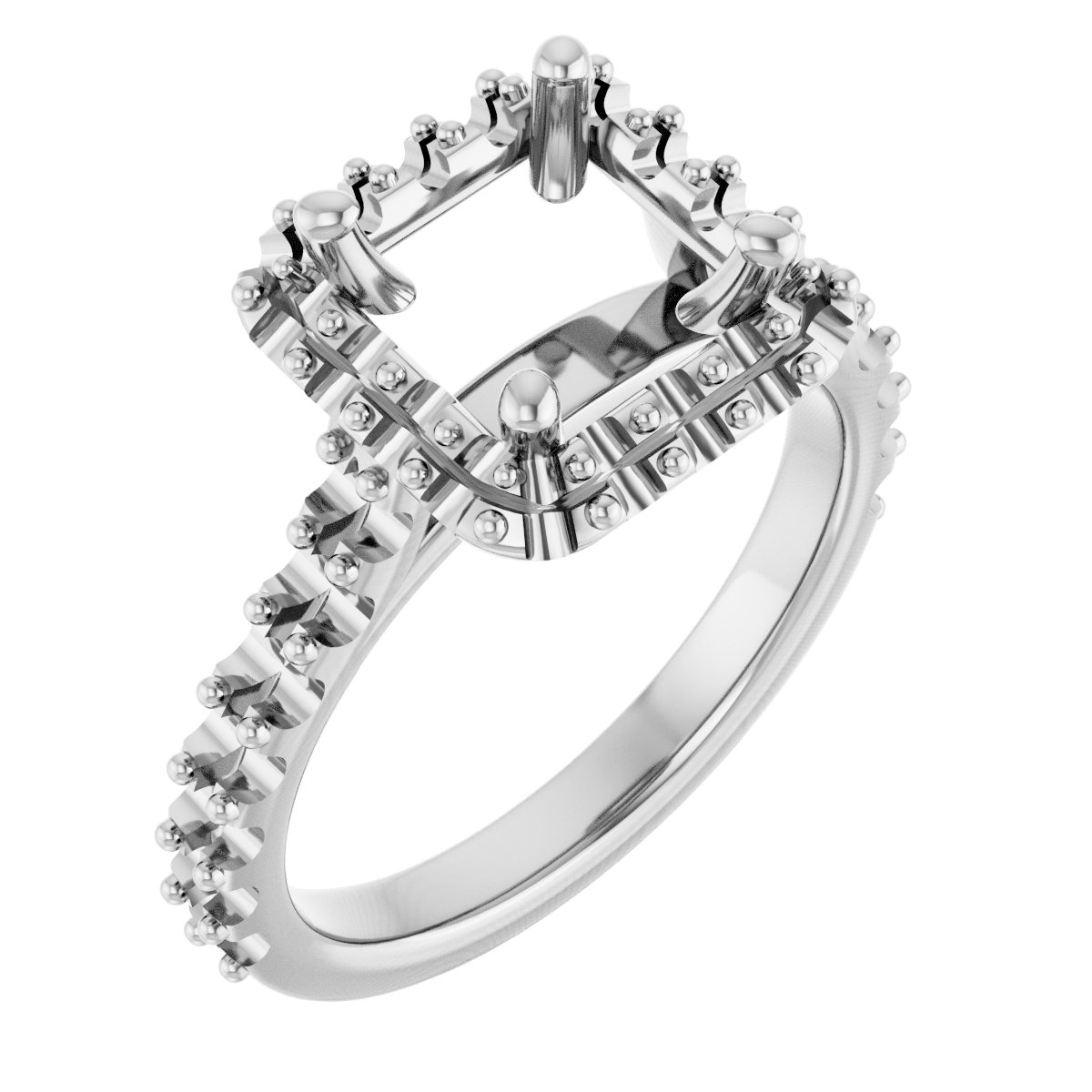 Halo-Style Engagement Ring
