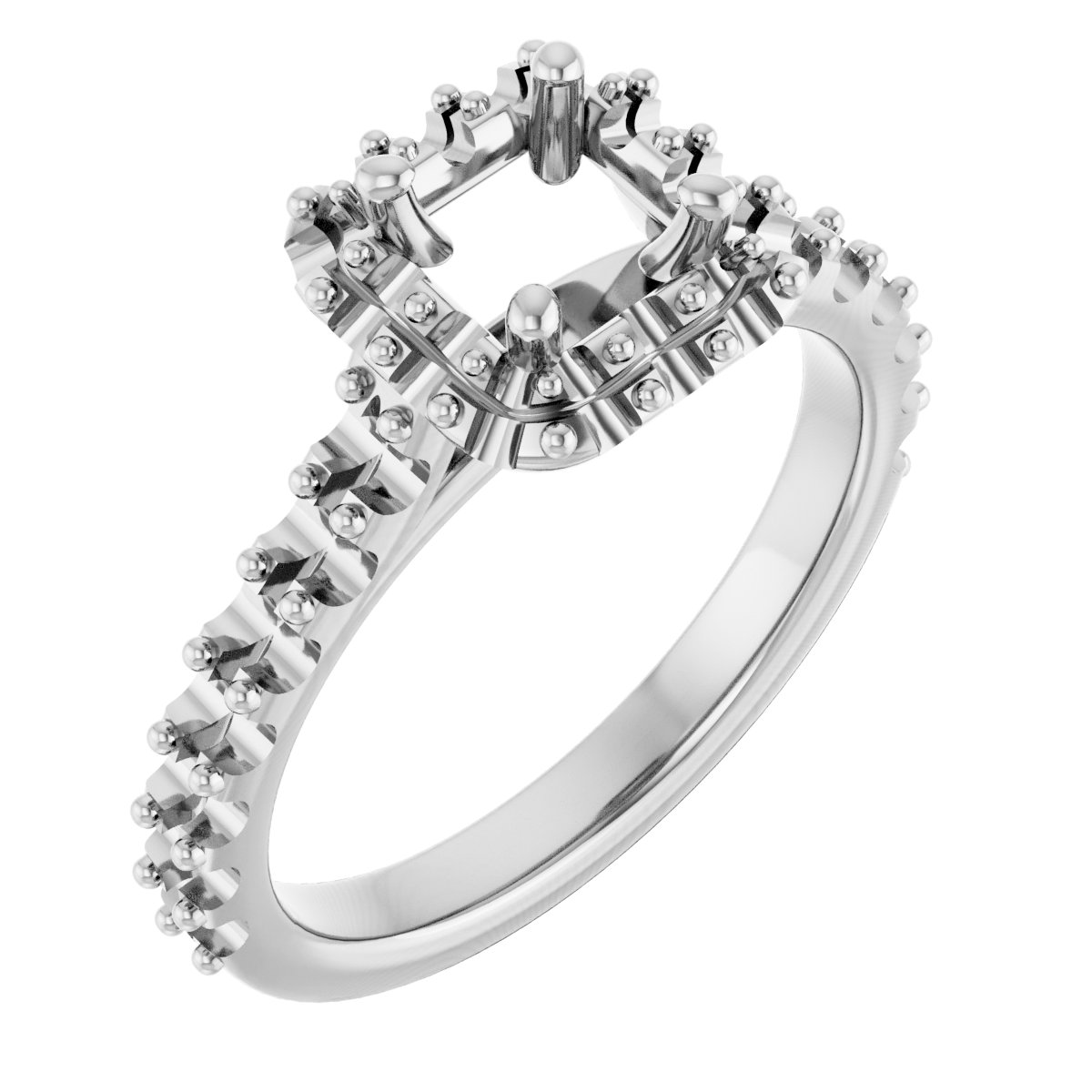 Halo-Style Engagement Ring
