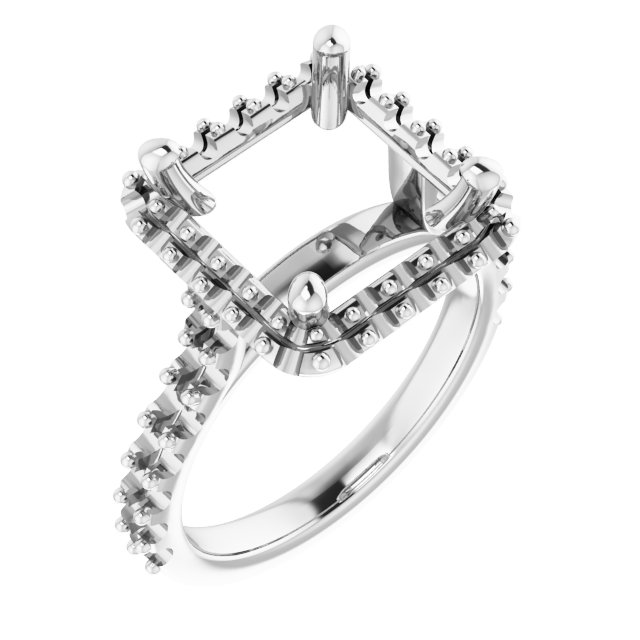 Halo-Style Engagement Ring