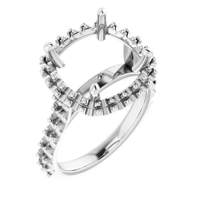 Halo-Style Engagement Ring