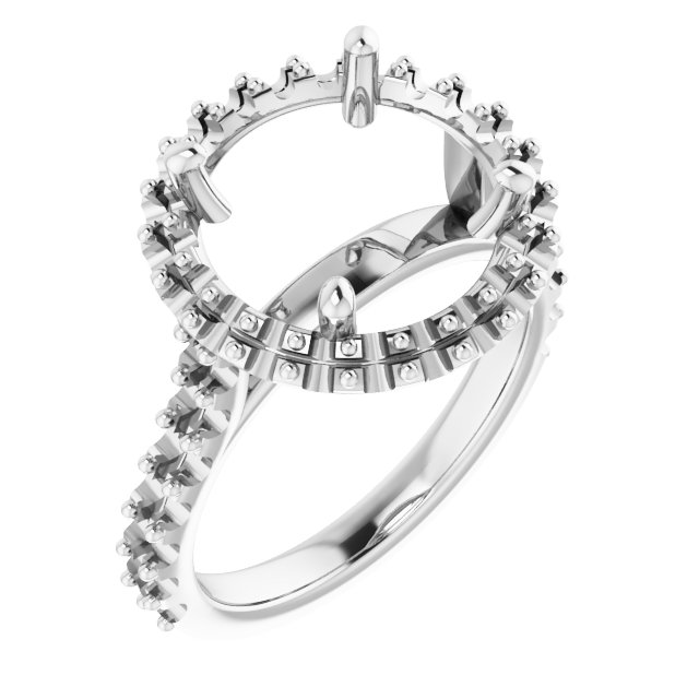 Halo-Style Engagement Ring