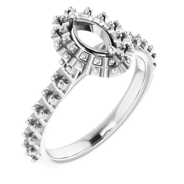 Halo-Style Engagement Ring
