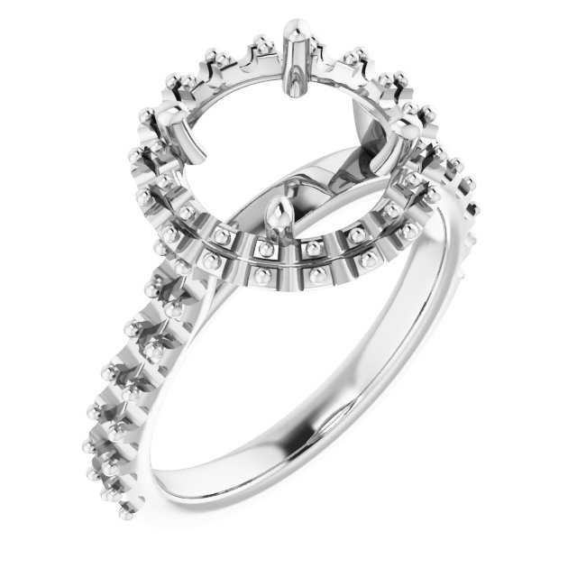 Halo-Style Engagement Ring