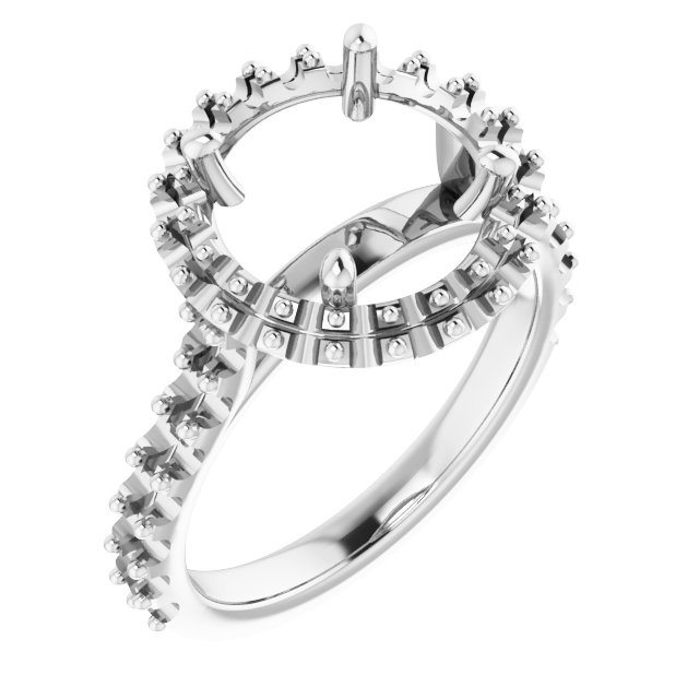 Halo-Style Engagement Ring