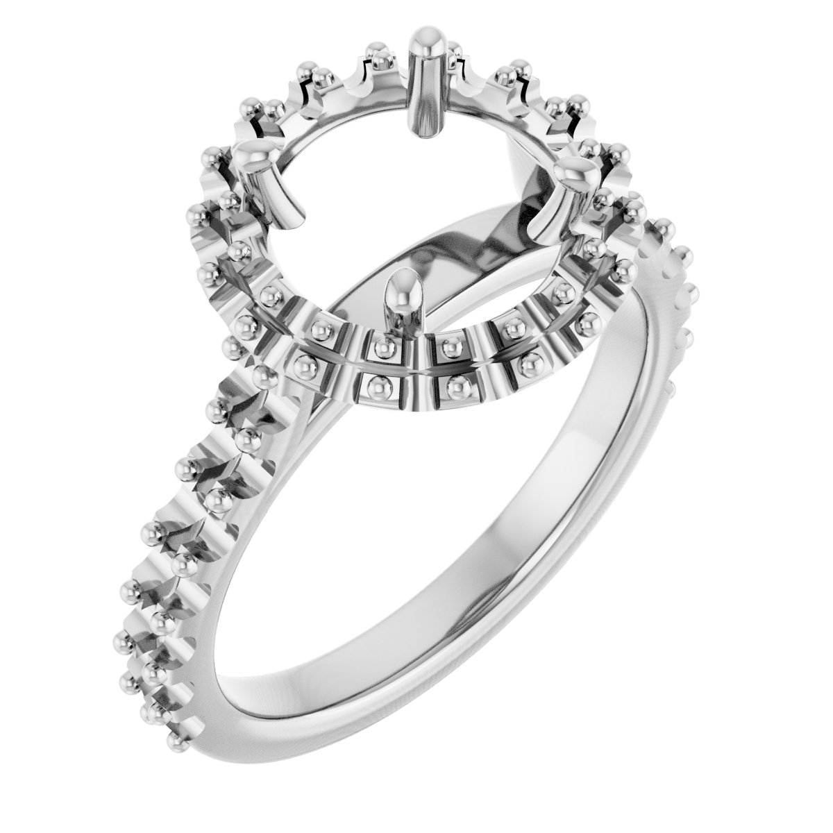 Halo-Style Engagement Ring