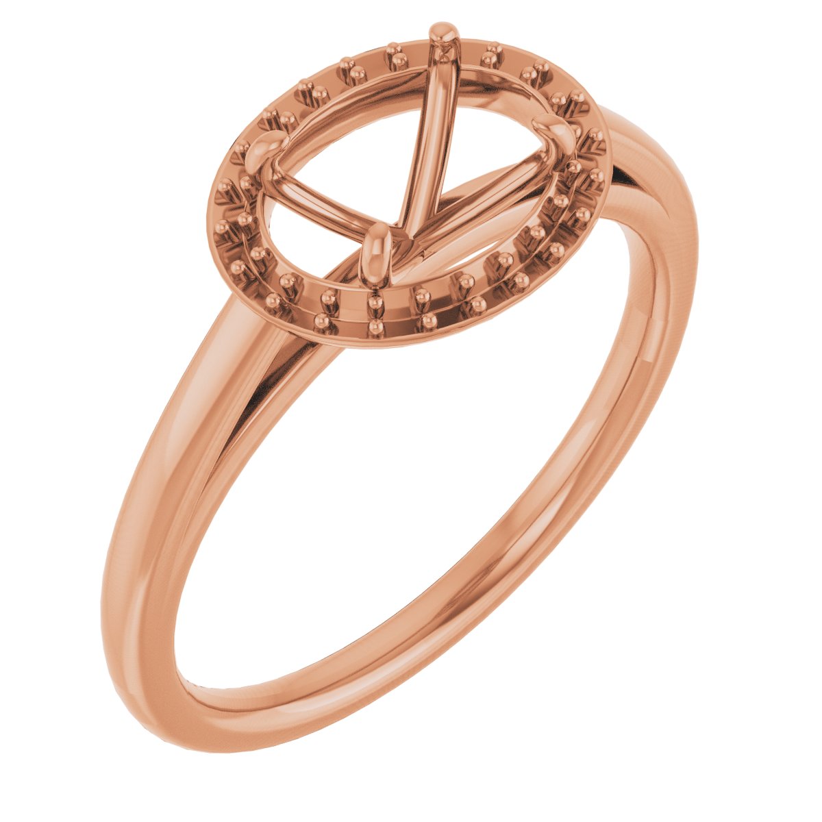 Double Halo-Style Engagement Ring