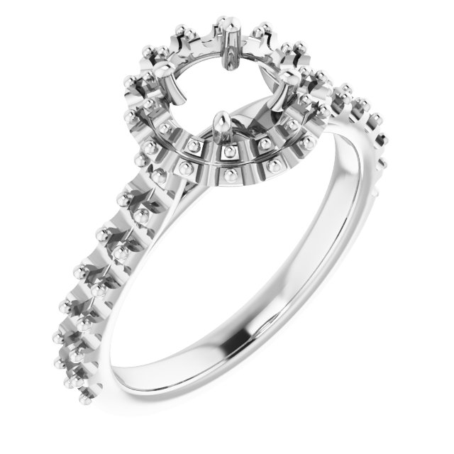 Halo-Style Engagement Ring
