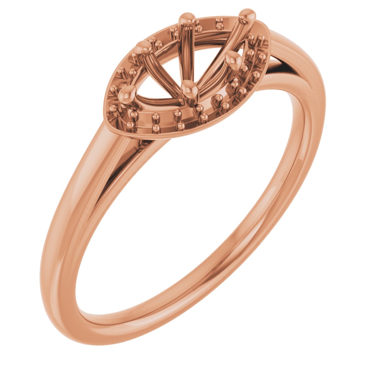 Double Halo-Style Engagement Ring