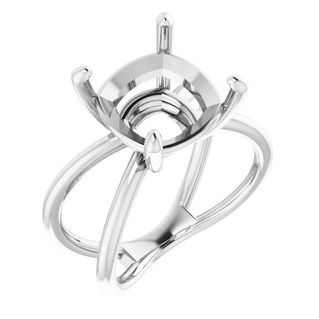 Solitaire Criss-Cross Ring