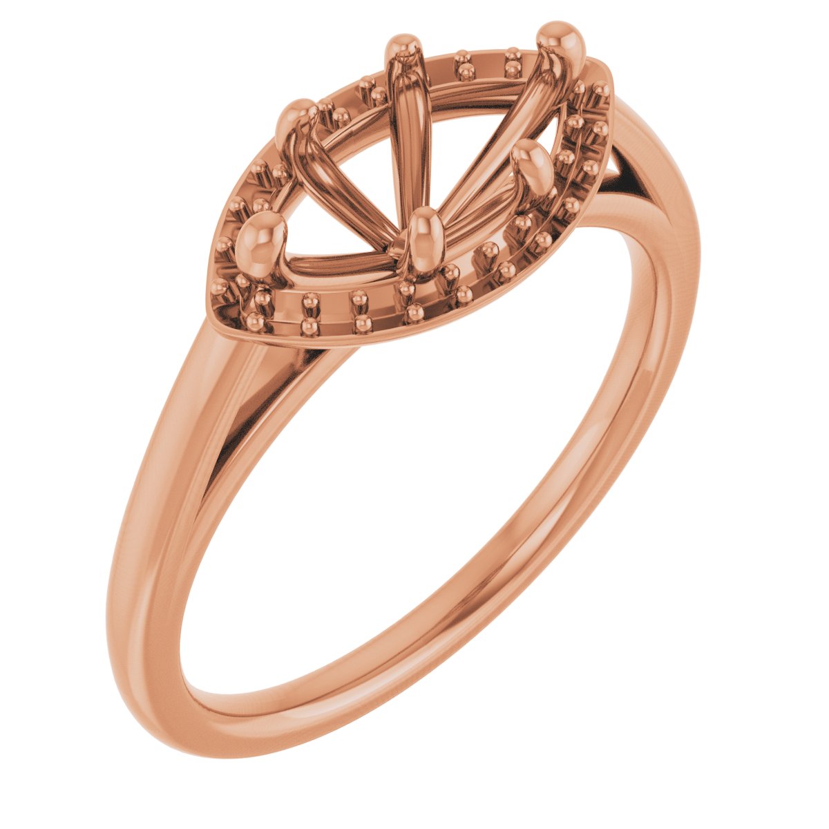 Double Halo-Style Engagement Ring