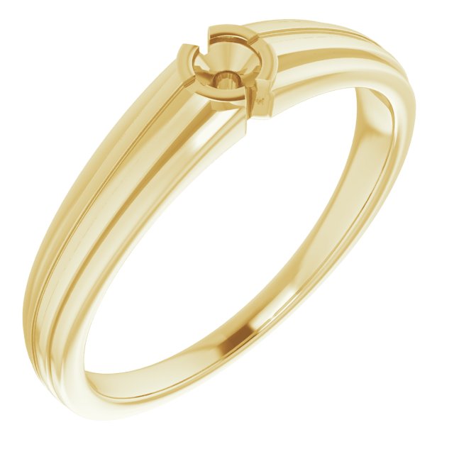 Bezel-Set Ring
