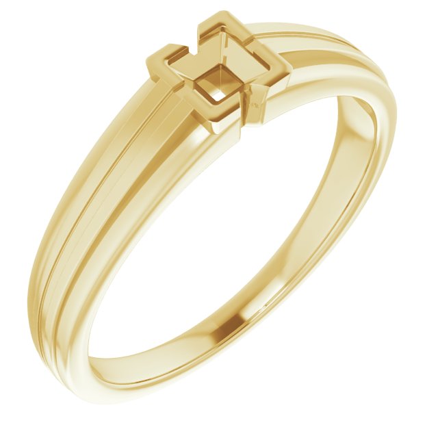 Bezel-Set Ring