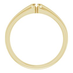 Bezel-Set Ring   