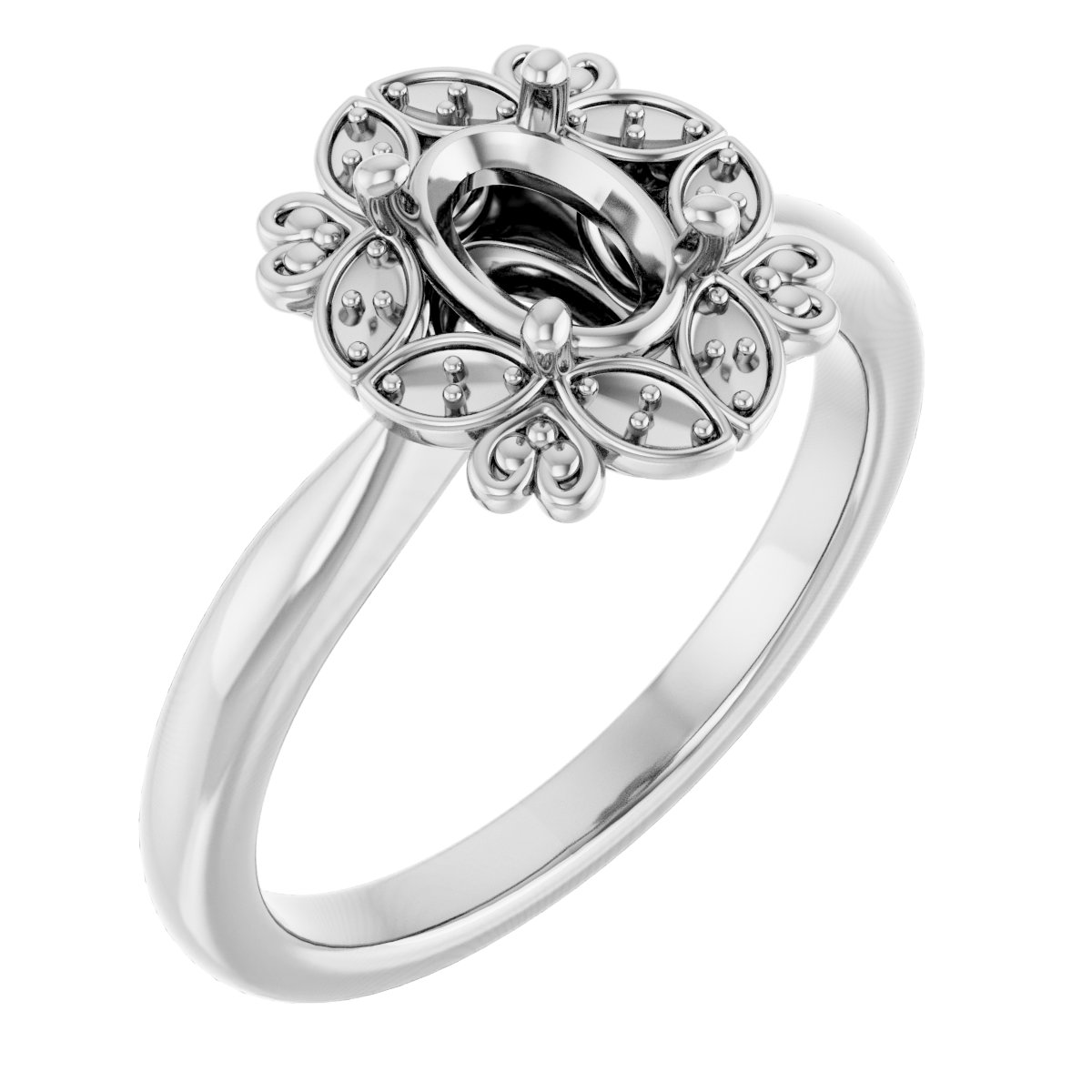Halo-Style Ring