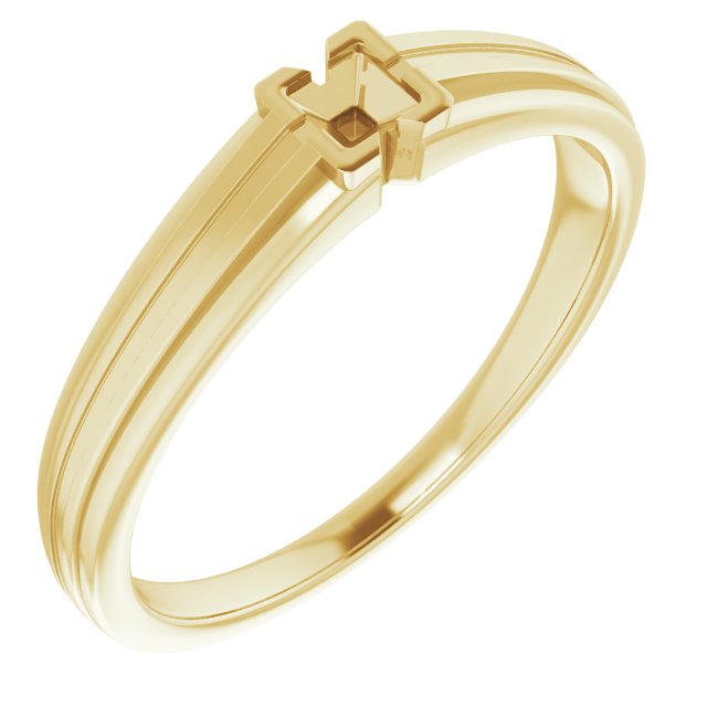 Bezel-Set Ring
