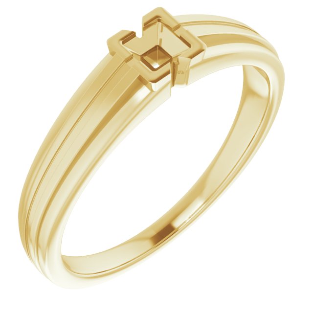 Bezel-Set Ring