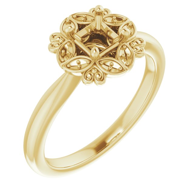 14k Yellow Gold