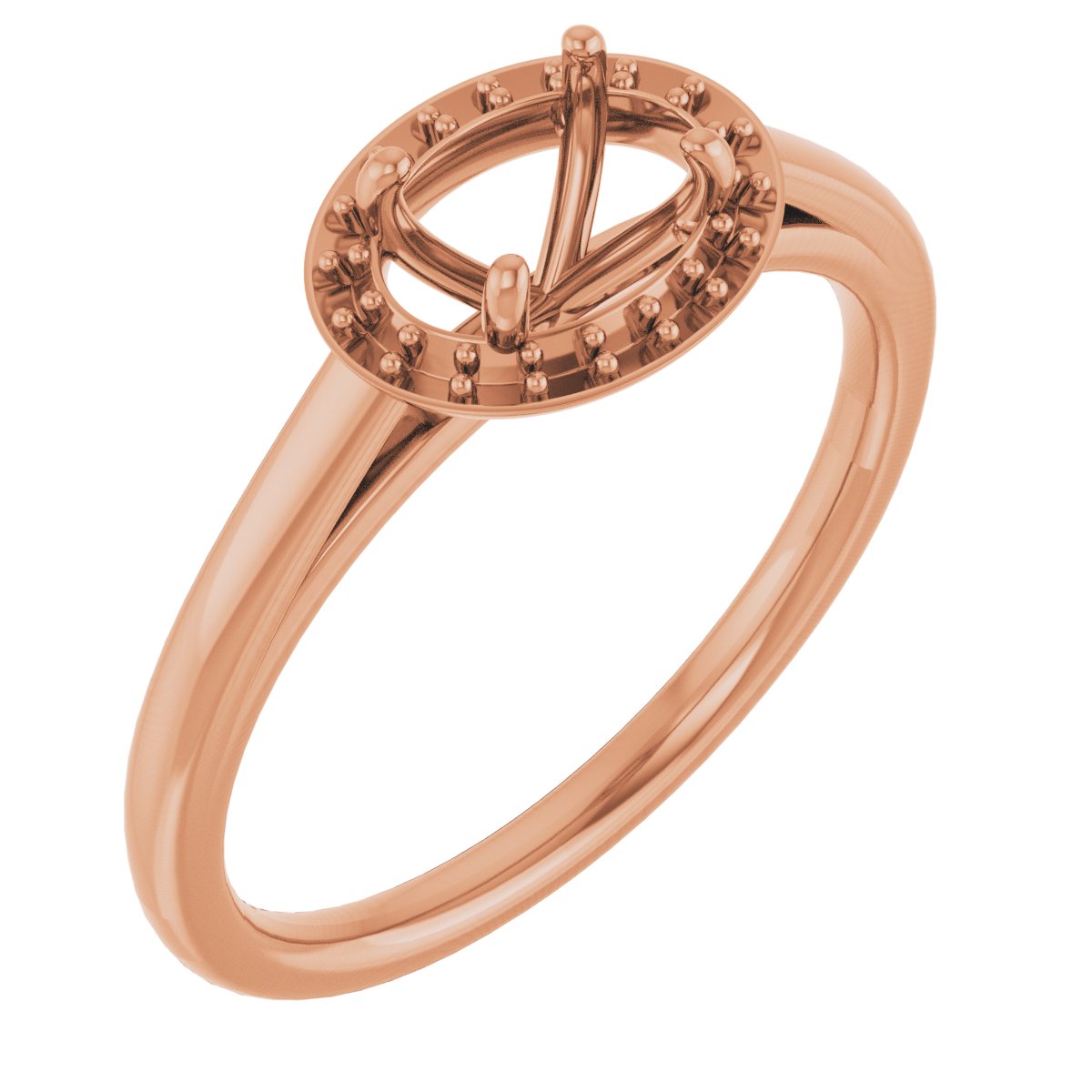 Double Halo-Style Engagement Ring