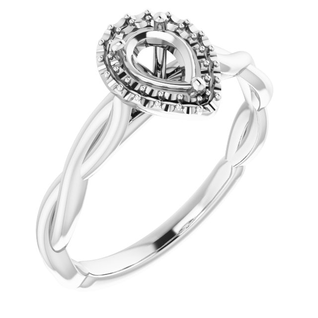 14k White Gold
