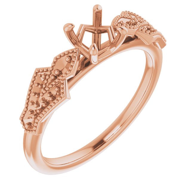 Accented Engagement Ring or Band