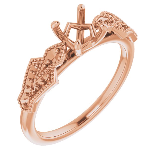 Accented Engagement Ring or Band