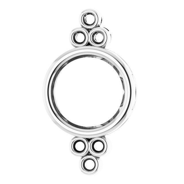 Bezel-Set Accented Pendant