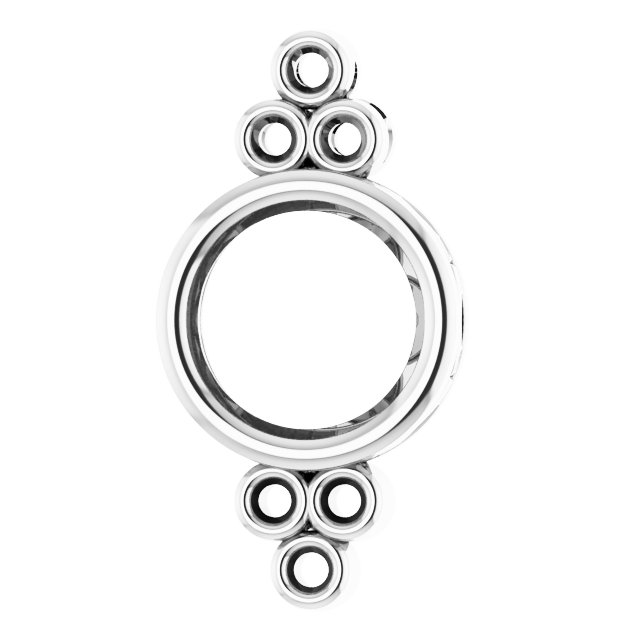 Bezel-Set Accented Pendant