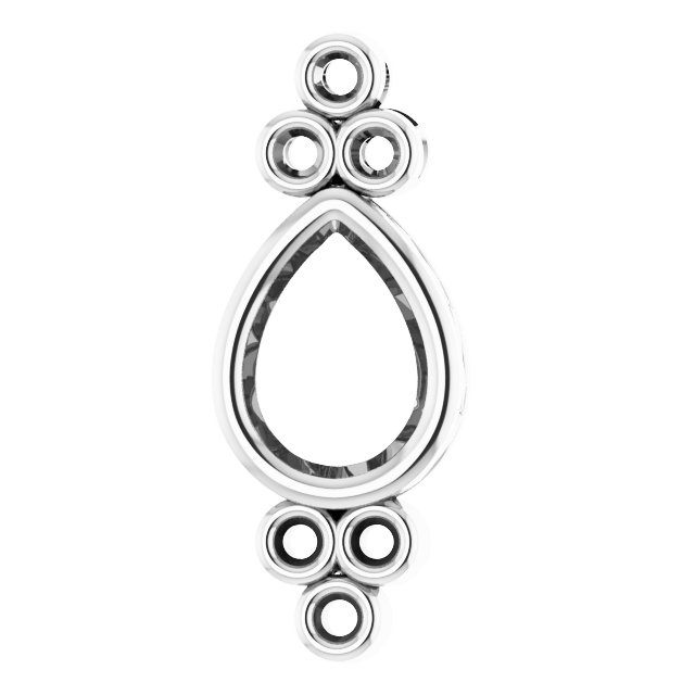 Bezel-Set Accented Pendant