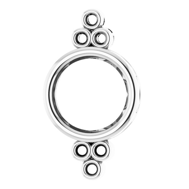 Bezel-Set Accented Pendant