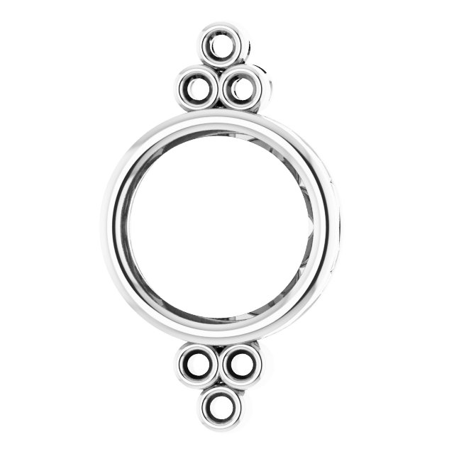 Bezel-Set Accented Pendant