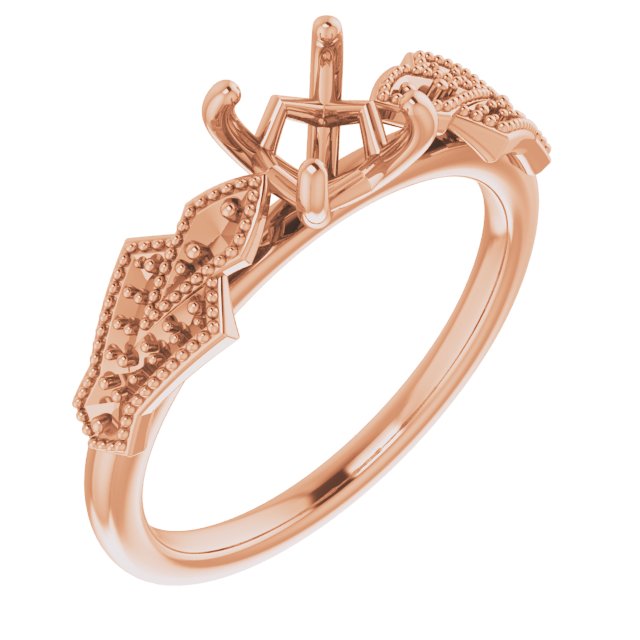 Accented Engagement Ring or Band