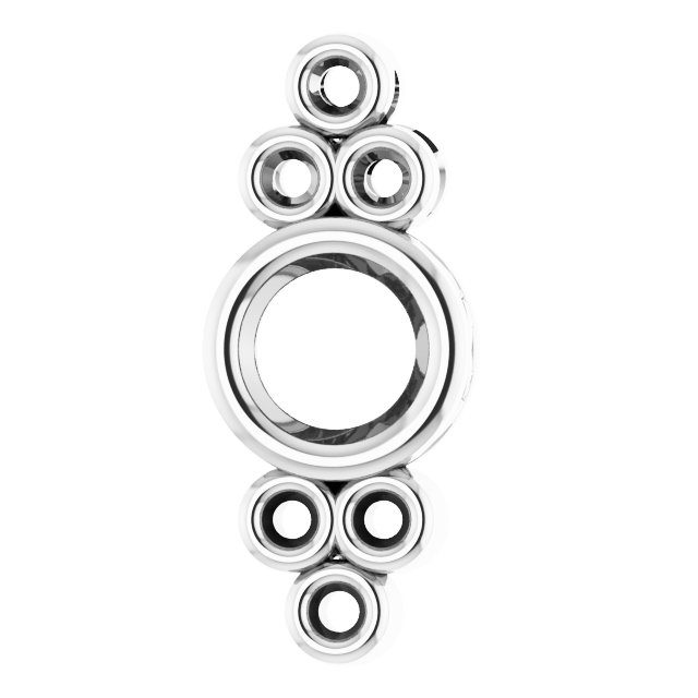 Bezel-Set Accented Pendant