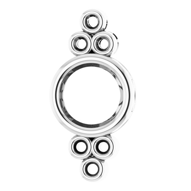 Bezel-Set Accented Pendant