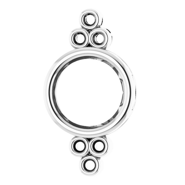 Bezel-Set Accented Pendant