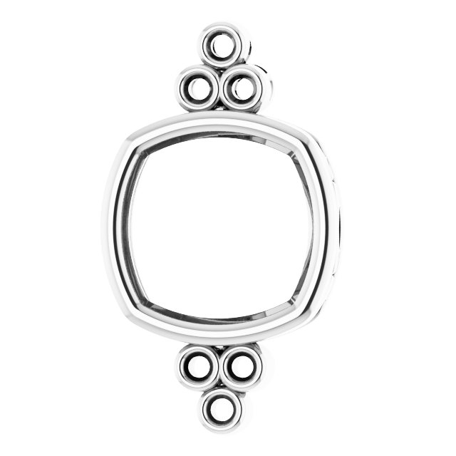 Bezel-Set Accented Pendant