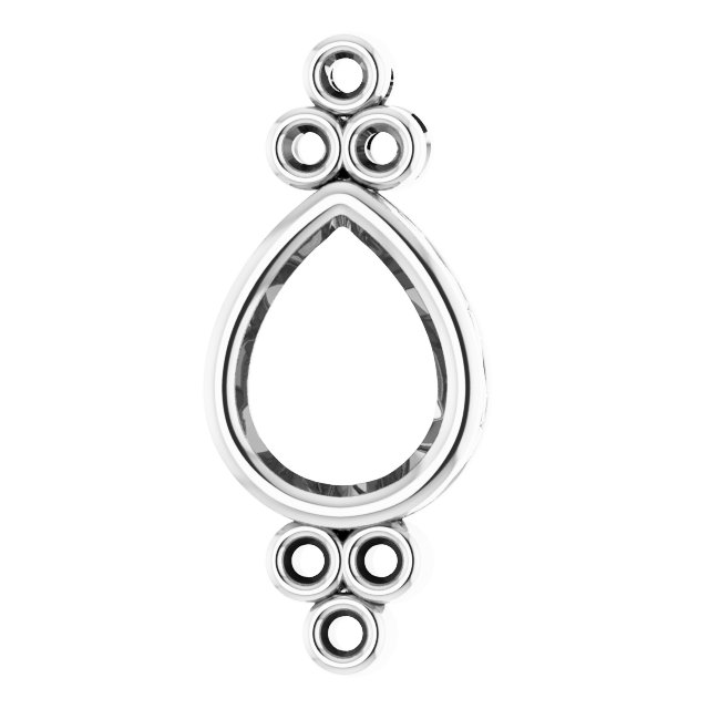 Bezel-Set Accented Pendant