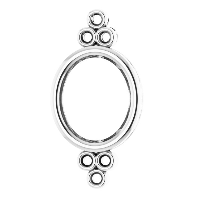 Bezel-Set Accented Pendant