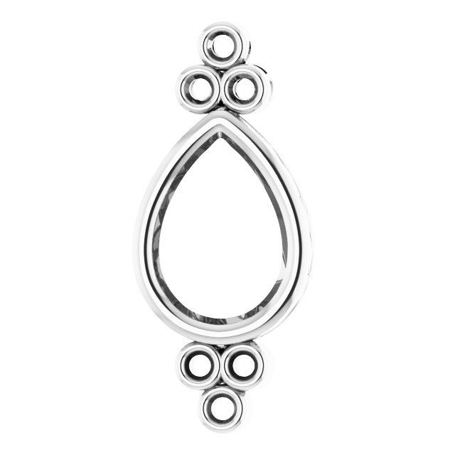 Bezel-Set Accented Pendant