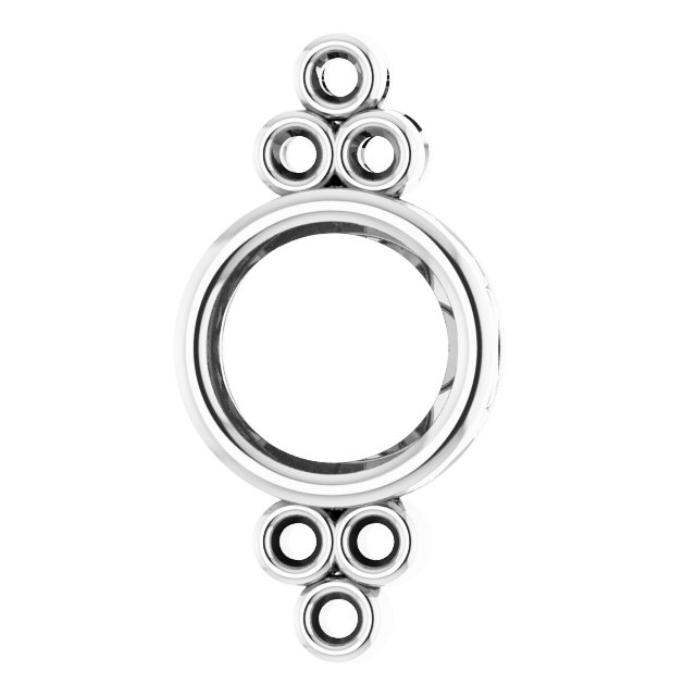 Bezel-Set Accented Pendant