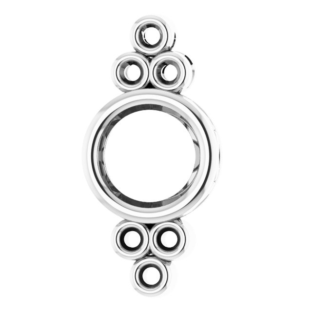 Bezel-Set Accented Pendant