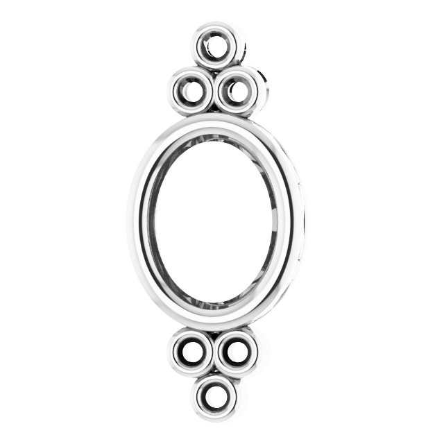 Bezel-Set Accented Pendant