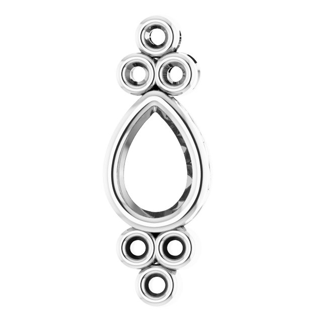 Bezel-Set Accented Pendant