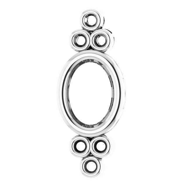 Bezel-Set Accented Pendant