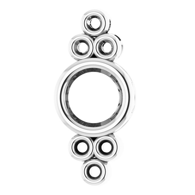 Bezel-Set Accented Pendant